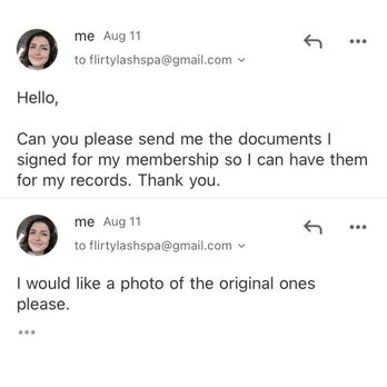 FlirtyLash spa & Supplies - Email proof - Skin Care Near Me - Reno, Nevada