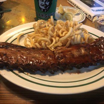 Flanigan's - Davie Tower Shops - Rack ribs, curly fries - Seafood Near Me - Davie, Florida