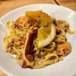 Lemon Lobster Linguini. Lemon Lobster Linguini.
