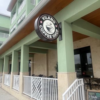 Vilano Coffee Shop - Covered outdoor seating provides ample space for families and couples to enjoy coffee and baked goods. - Coffee & Tea Near Me - St. Augustine, Florida Vilano Coffee Shop - Covered outdoor seating provides ample space for families and couples to enjoy coffee and baked goods. - Coffee & Tea Near Me - St. Augustine, Florida