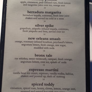 Parkway Grill - Drinks menu - New American Near Me - Pasadena, California