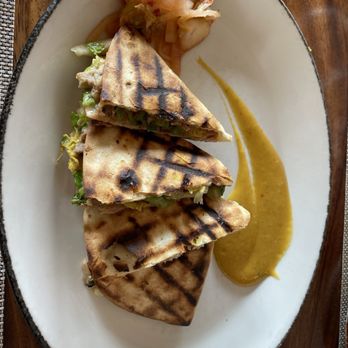 Merriman's - Kahlúa, pork and sweet onion quesadilla - Hawaiian Near Me - Kamuela, Hawaii Merriman's - Kahlúa, pork and sweet onion quesadilla - Hawaiian Near Me - Kamuela, Hawaii