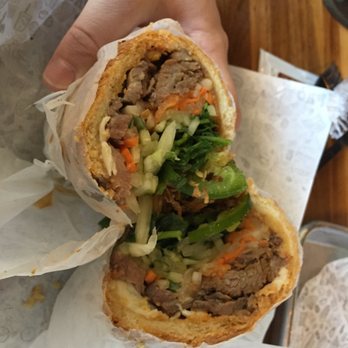 Roll Play - Eggs-rated lemongrass beef banh mi - Vietnamese Near Me - Vienna, Virginia
