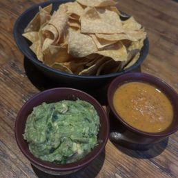 Chips, salsa and guacamole Chips, salsa and guacamole