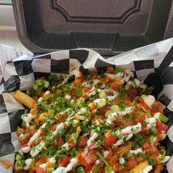 Fufu's Mid East Grill - Shawarma Fries (chicken) - Mediterranean Near Me - Riverside, California Fufu's Mid East Grill - Shawarma Fries (chicken) - Mediterranean Near Me - Riverside, California