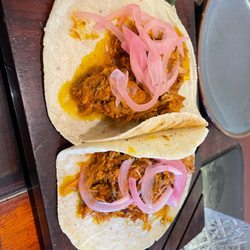 Encanto Cantina - Cochinita pibil and octopus taco