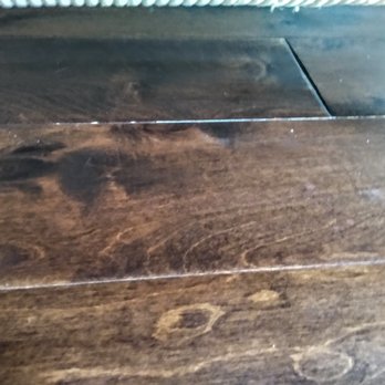 Kimberly Ann's Flooring - Raw edges where the wood butts up against each other. It's starting to splinter. - Flooring Near Me - Scottsboro, Alabama Kimberly Ann's Flooring - Raw edges where the wood butts up against each other. It's starting to splinter. - Flooring Near Me - Scottsboro, Alabama