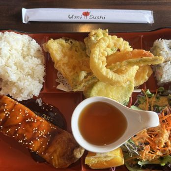 Umi Sushi - Salmon teriyaki bento lunch special - Sushi Bars Near Me - San Diego, California Umi Sushi - Salmon teriyaki bento lunch special - Sushi Bars Near Me - San Diego, California
