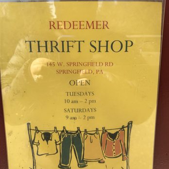Redeemer Thrift Shop - Thrift Stores Near Me - Springfield, Pennsylvania Redeemer Thrift Shop - Thrift Stores Near Me - Springfield, Pennsylvania