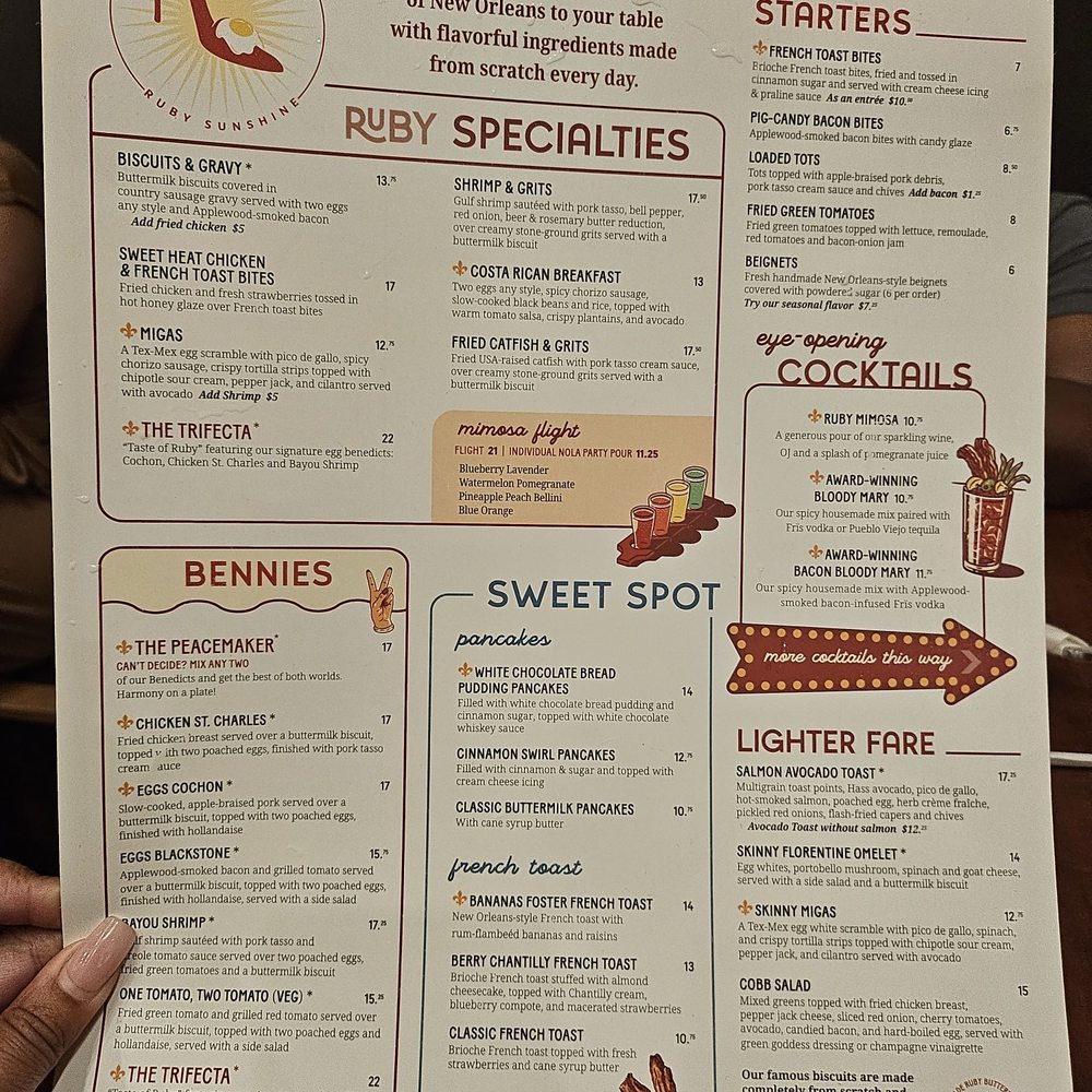 Ruby Slipper Decatur - Menu - Breakfast & Brunch Near Me - New Orleans, Louisiana Ruby Slipper Decatur - Menu - Breakfast & Brunch Near Me - New Orleans, Louisiana