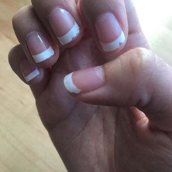 Aria Nail Bar - The second dayFrench nails - Nail Salons Near Me - Richardson, Texas