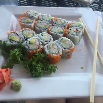 Sushi Bistro - Two California rolls. I almost devoured the whole plate before taking a picture! Yummmmm - Sushi Bars Near Me - Ocala, Florida
