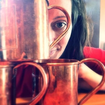 Gaslight Gardens - Michaela trying to hide that purdy face. - Cocktail Bars Near Me - Lawrence, Kansas