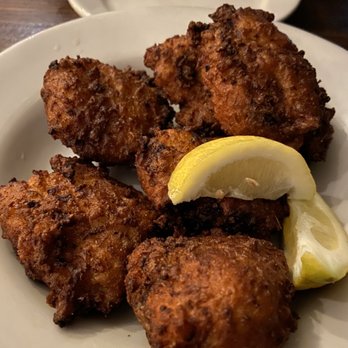 Island Fish - Conch Fritters-crispy outside and cooked perfectly inside - Seafood Near Me - Marathon, Florida
