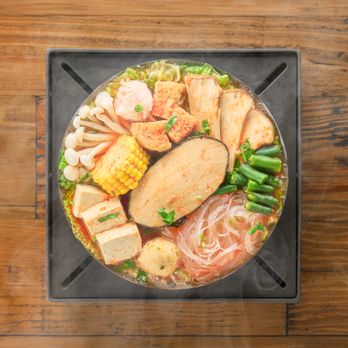 Boiling Point - #7 Tomato Veggie Hot Soup *Vegetarian 番茄蔬菜鍋 *素食 - Taiwanese Near Me - Edmonds, Washington