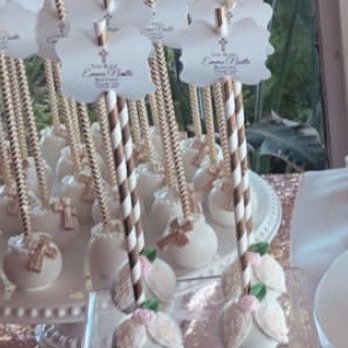 Densonios Cake Pops - Baptism cake pops, so beautiful and delicious! - Desserts Near Me - Valencia, California Densonios Cake Pops - Baptism cake pops, so beautiful and delicious! - Desserts Near Me - Valencia, California