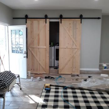 Empyrean Builders - Same double doors just showing they are functional doors - Cabinetry Near Me