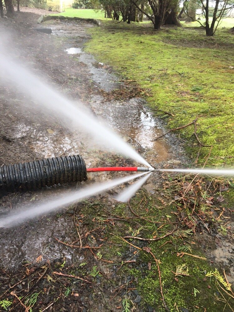 Slide of Drain Away Sewer Service