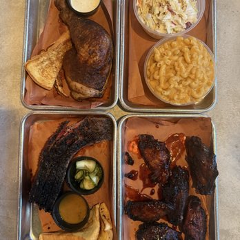 Apocalypse BBQ - Quarter roasted chicken, cole slaw & mac 'n cheese, wings, and brisket - Food Trucks Near Me - Miami, Florida