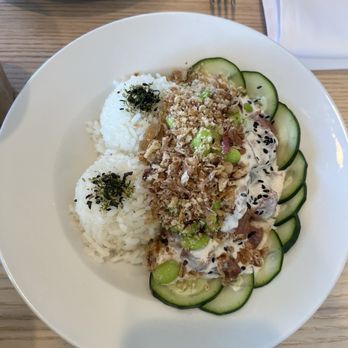Bonito Poke Cafe - Bonito Poke with Spicy Tuna and Rice. - Hawaiian Near Me - American Canyon, California