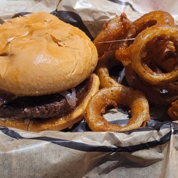 Fat Boy Burgers - The Deuce Burger mushroom swiss - Chicken Wings Near Me - Johnson City, Texas