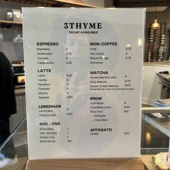 3Thyme - Menu - Coffee & Tea Near Me - Los Angeles, California 3Thyme - Menu - Coffee & Tea Near Me - Los Angeles, California