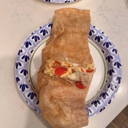 Lox Stocked Bageled - 1/2 vaggie wrap.