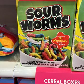 IT'SUGAR - Sour worms in cereal box - Candy Stores Near Me - Scottsdale, Arizona IT'SUGAR - Sour worms in cereal box - Candy Stores Near Me - Scottsdale, Arizona