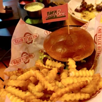 Netflix Bites - The Lucky Boy (prepared vegan for me) - American Near Me - Las Vegas, Nevada Netflix Bites - The Lucky Boy (prepared vegan for me) - American Near Me - Las Vegas, Nevada