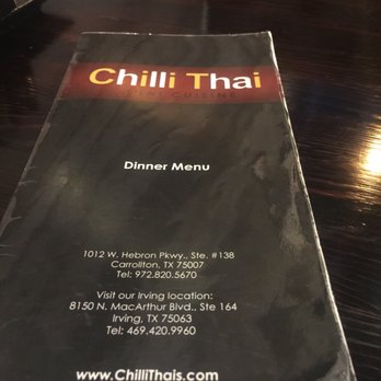Chilli Thai - Menu and location - Thai Near Me - Carrollton, Texas
