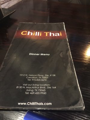 Menu photo 7 Chilli Thai Carrollton, TX