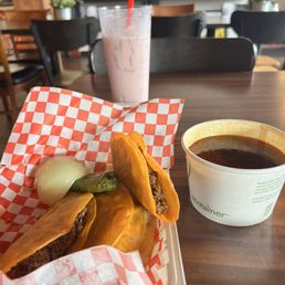 Tacos and agua Fresca Tacos and agua Fresca