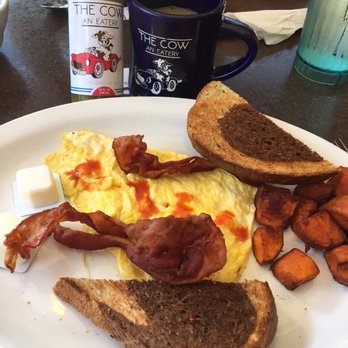 The Cow An Eatery - Two egg "scrambled" breakfast. Sad. - Diners Near Me - Morrison, Colorado The Cow An Eatery - Two egg "scrambled" breakfast. Sad. - Diners Near Me - Morrison, Colorado