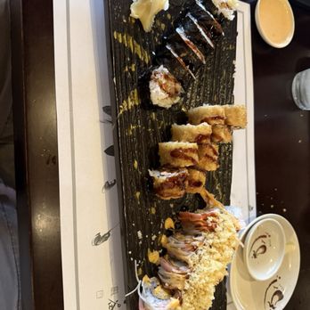 Yoon Sushi - Three rolls: Derrick, Baked Maki and 007 - Sushi Bars Near Me - Canton, Georgia