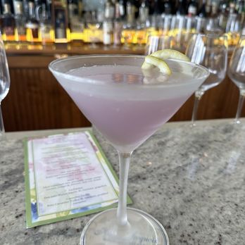 The Carriage House - Lavender martini - New American Near Me - Mackinac Island, Michigan