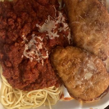 Jenny's Diner - Chicken parm spaghetti - Diners Near Me - Highland, California