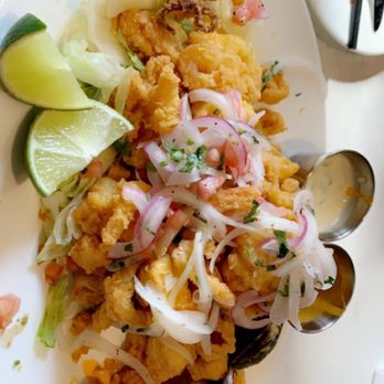 CVI.CHE 105 - The jalea is delicious and the spices on the side are just the best combination ! - Peruvian Near Me - Miami, Florida CVI.CHE 105 - The jalea is delicious and the spices on the side are just the best combination ! - Peruvian Near Me - Miami, Florida