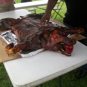 Carolina Barbecue - terrible place to order a hog from.... all burnt..... - Barbeque Near Me - Garner, North Carolina