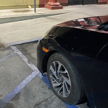 Jack in the Box - Car damaged and flat tire - Fast Food Near Me - Fontana, California Jack in the Box - Car damaged and flat tire - Fast Food Near Me - Fontana, California