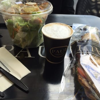 Paul - Chicken salad, chicken baguette and cappuccino - Bakeries Near Me - Paris, 75