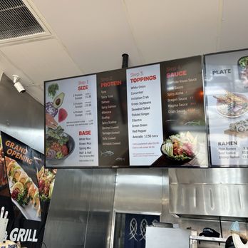 Roll and Grill - Menu - Poke Near Me - El Segundo, California