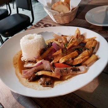 Peru's Taste - This is their mushroom saltado. Pretty dank. - Peruvian Near Me - Northridge, California Peru's Taste - This is their mushroom saltado. Pretty dank. - Peruvian Near Me - Northridge, California