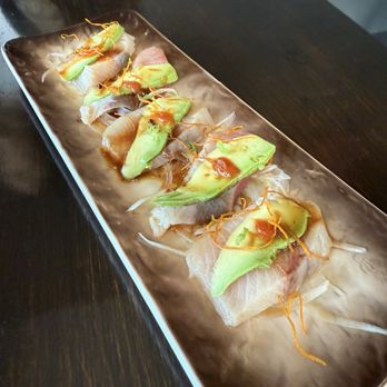 Origin Sushi - Hamachi Carpaccio - Sushi Bars Near Me - Pleasanton, California