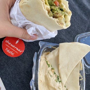 Shawarmar - Falafel Wrap and Hummus with Pita - Falafel Near Me - Kansas City, Missouri
