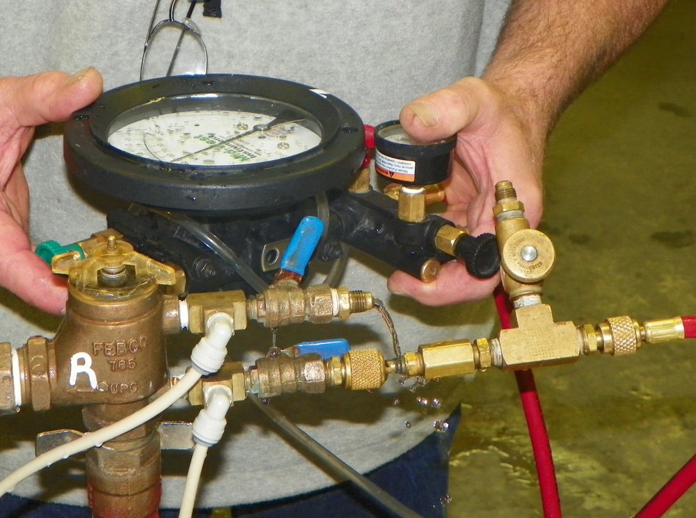 Slide of Backflow Assembly Testing & Supply