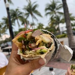Safron Mediterranean Grill - Lamb Shish Wrap