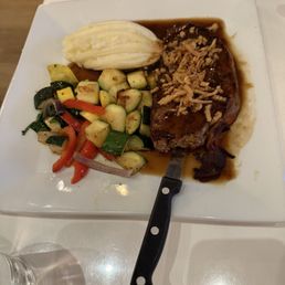 The meatloaf is pretty good.