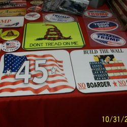 Trump Country - ALL BUTTONS, BUMPER STICKERS , MOUSE PADS , ARE CUSTOM DESIGNS. SPECIAL ORDERS , PLUS MORE. SEE YOU SOON.