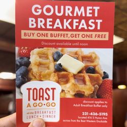 Toast A Go-Go - Flyer coupon