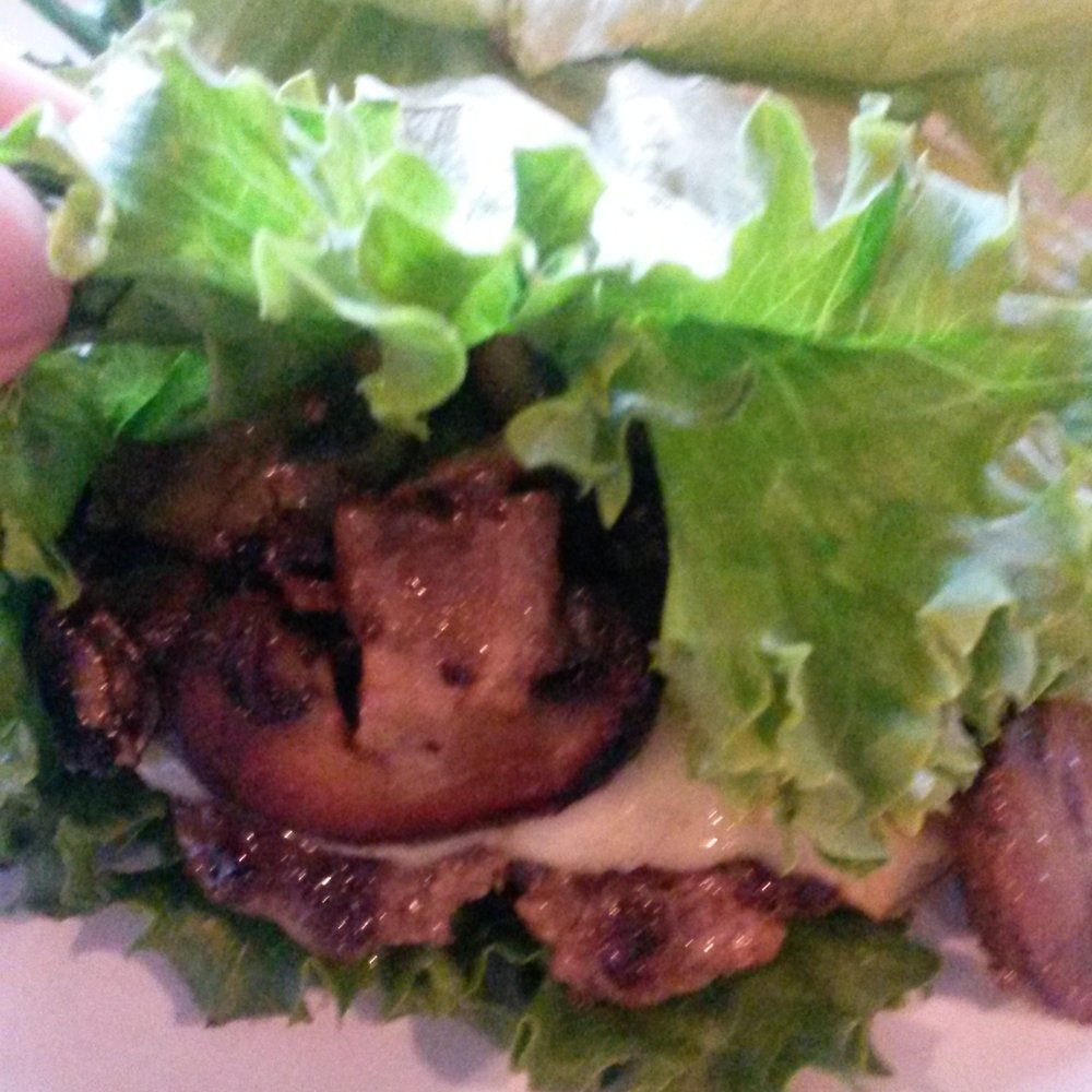 Uneeda Burger - Crimini burger minus bun, plus lettuce wrap! - Burgers Near Me - Seattle, Washington Uneeda Burger - Crimini burger minus bun, plus lettuce wrap! - Burgers Near Me - Seattle, Washington